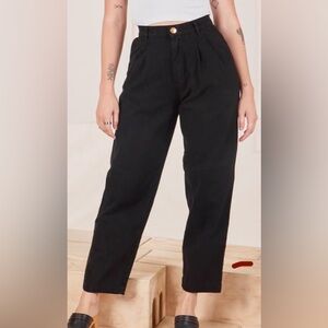 NWOT Big Bud Press heavyweight trousers in textured black M Petite